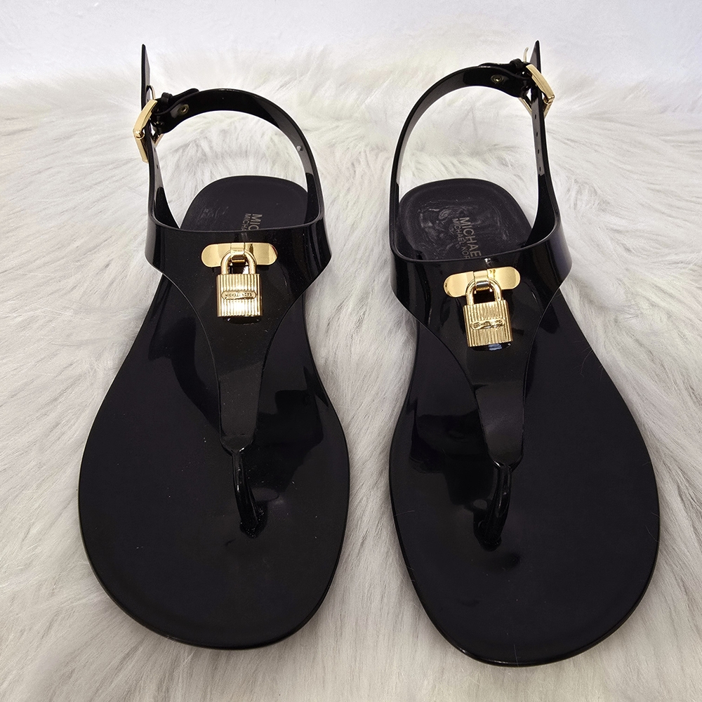 Michael Kors MiRA Jelly Flat Thong Sandal  Never worn